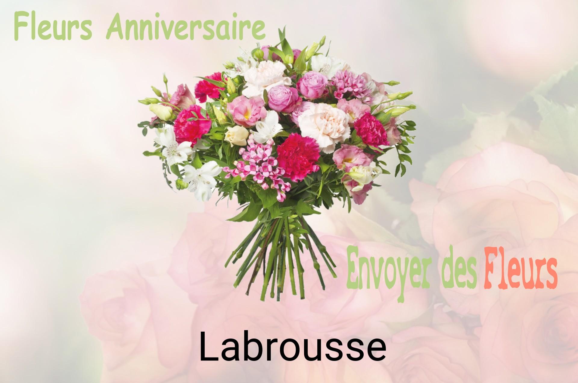 Bouquet de fleurs d’anniversaire livré à Labrousse